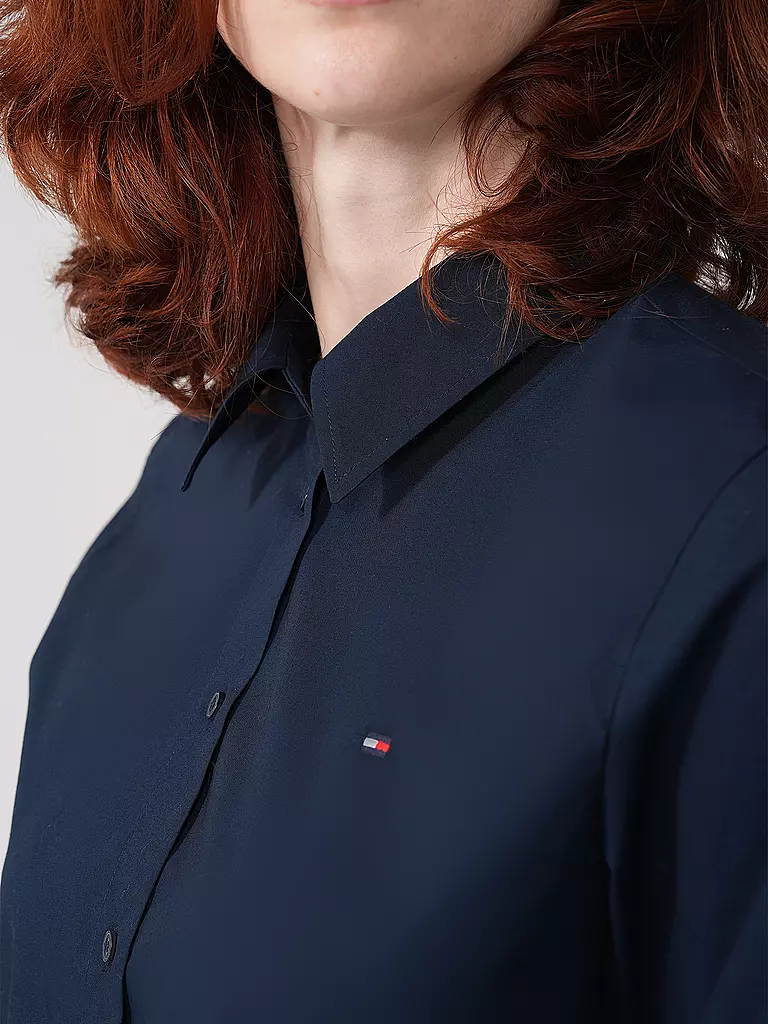 TOMMY HILFIGER | Bluse Regular Fit | dunkelblau