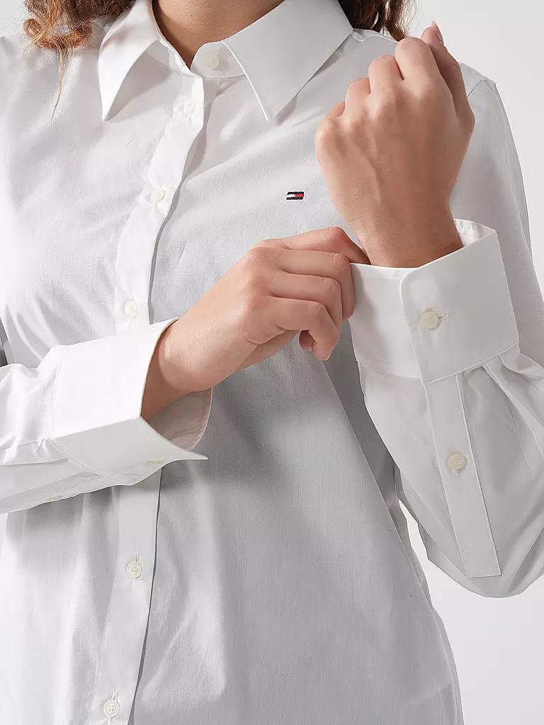 TOMMY HILFIGER | Bluse Regular Fit | dunkelblau