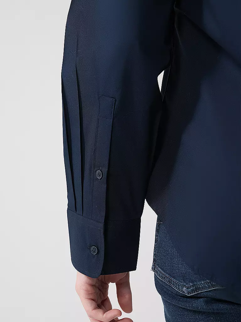 TOMMY HILFIGER | Bluse Regular Fit | dunkelblau