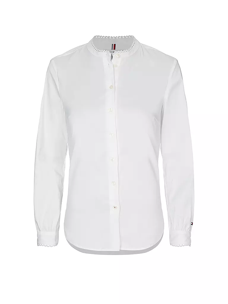 TOMMY HILFIGER | Bluse Slim Fit " Sally " | weiss