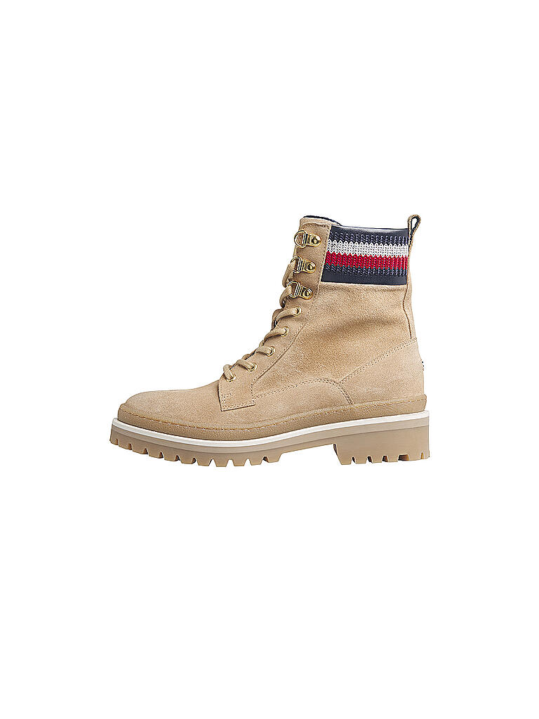 tommy hilfiger beige boots