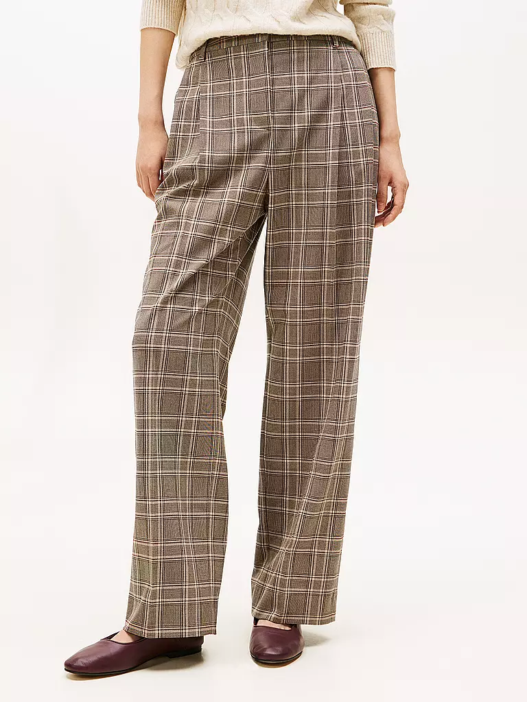 TOMMY HILFIGER | Businesshose  | braun