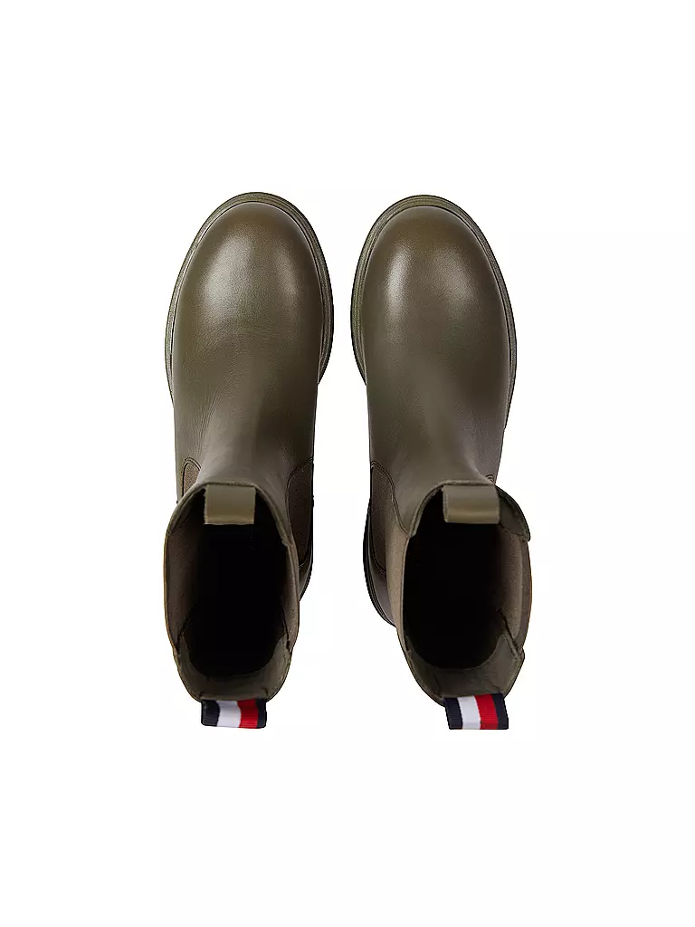 TOMMY HILFIGER | Chelsea Boots | olive