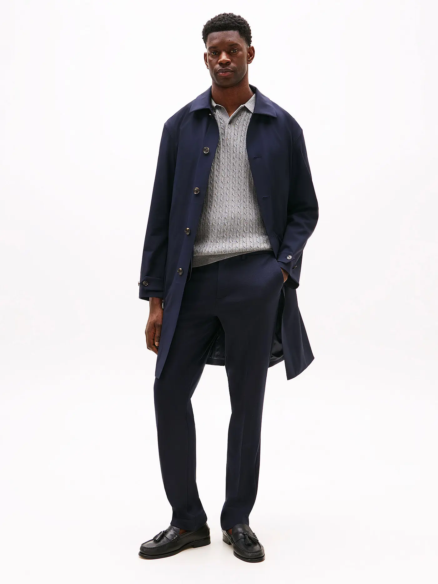 TOMMY HILFIGER | Chino  | dunkelblau