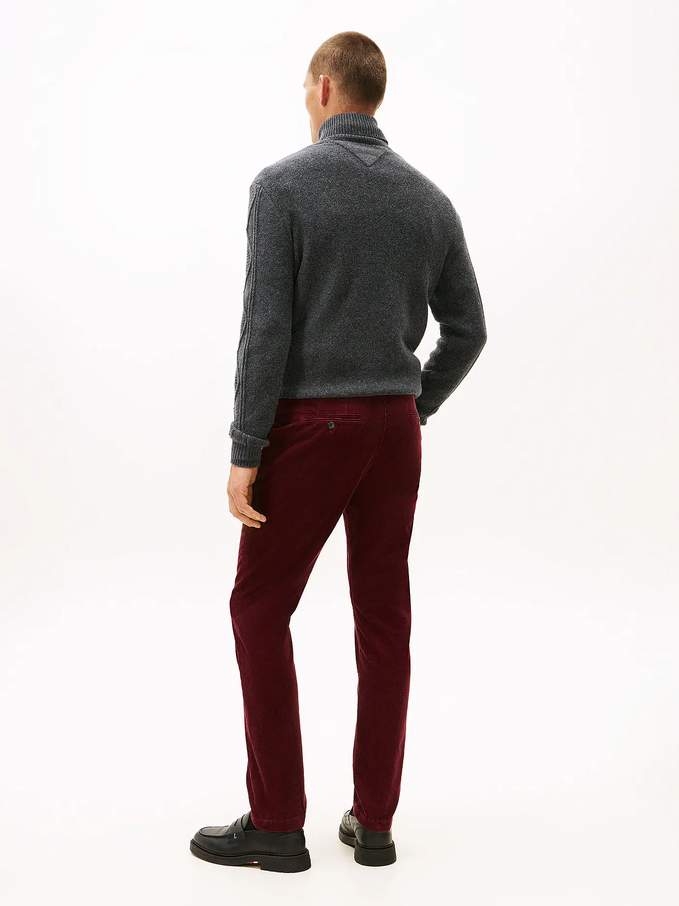 TOMMY HILFIGER | Chino DENTON | dunkelrot