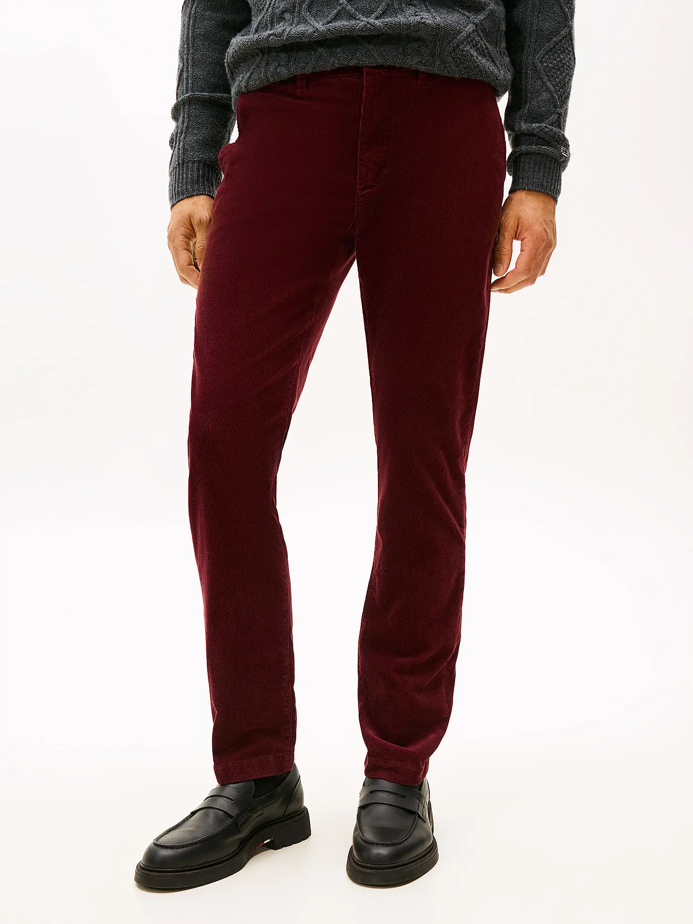 TOMMY HILFIGER | Chino DENTON | dunkelrot