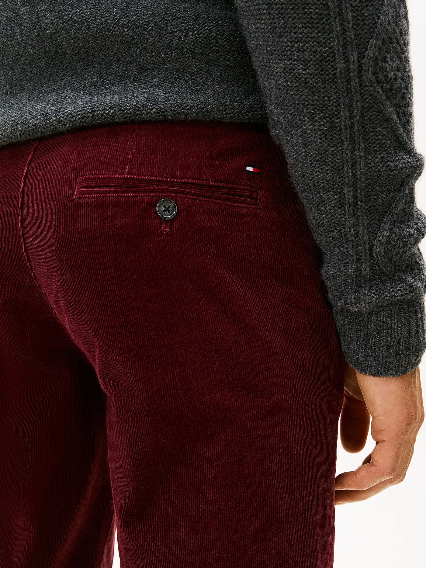 TOMMY HILFIGER | Chino DENTON | dunkelrot