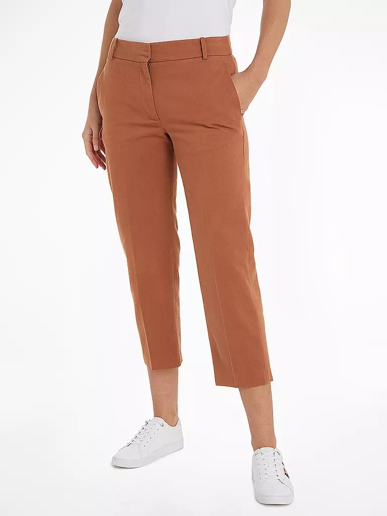 TOMMY HILFIGER | Chino Slim Fit 7/8 | kupfer