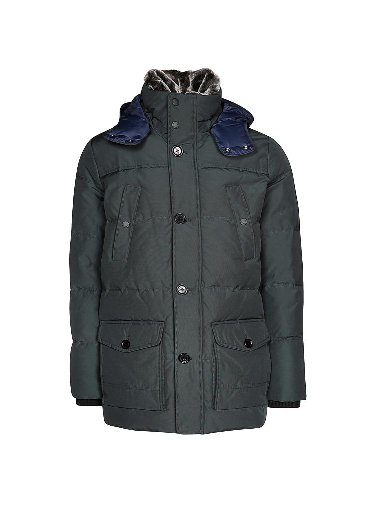 TOMMY HILFIGER | Daunen-Parka "Stewart" | grün