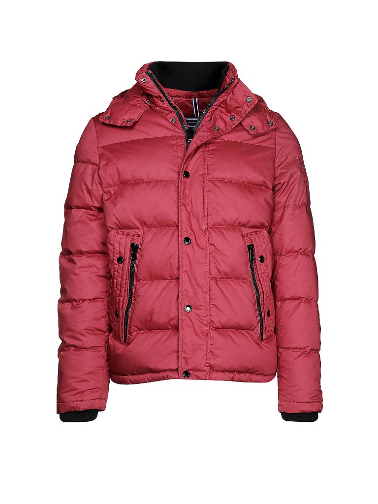 TOMMY HILFIGER | Daunen-Steppjacke "Clyde" | rot
