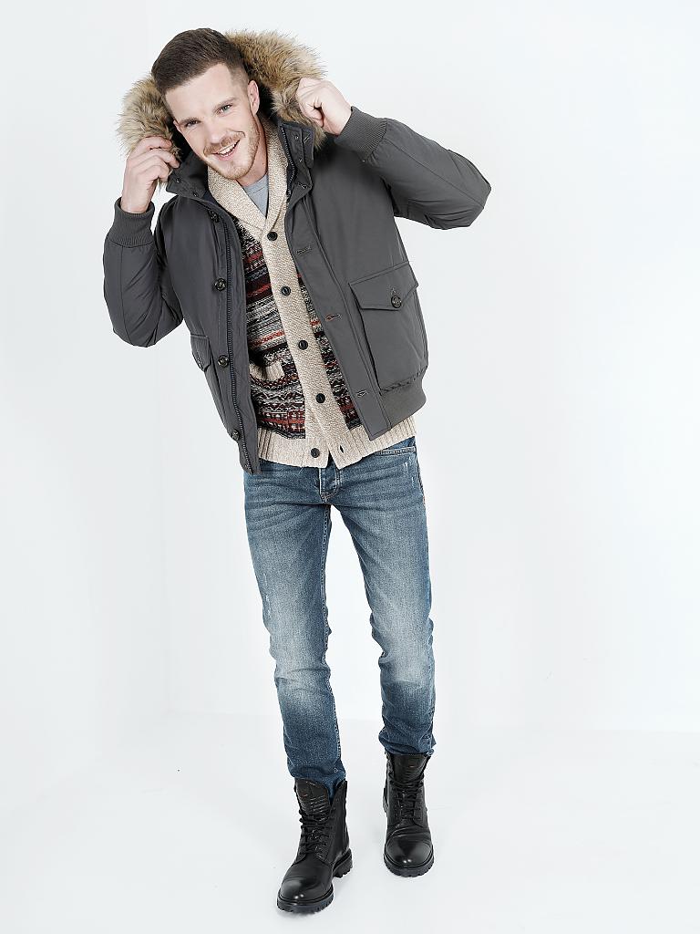 TOMMY HILFIGER | Daunenjacke "Hampton" | grau