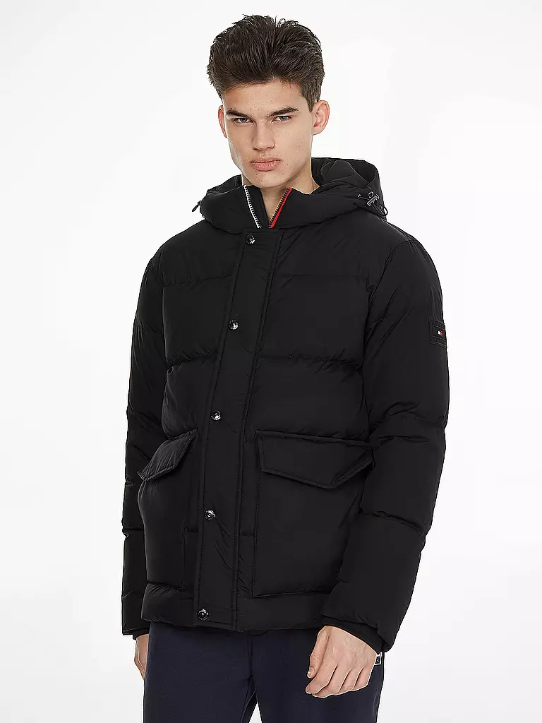 TOMMY HILFIGER | Daunenjacke  | schwarz