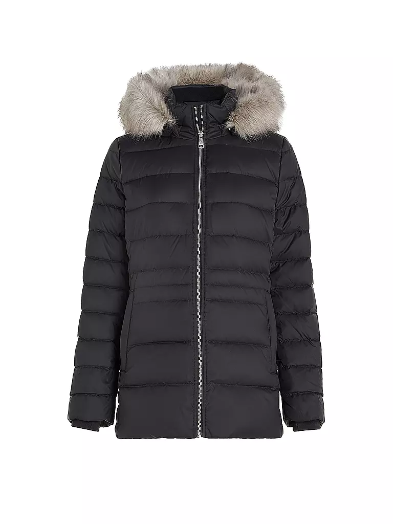 TOMMY HILFIGER | Daunensteppjacke | schwarz