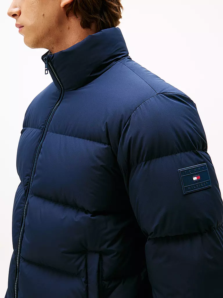 TOMMY HILFIGER | Daunensteppjacke | blau
