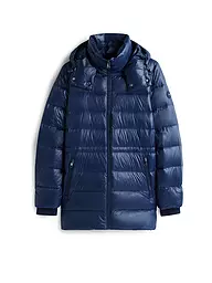 TOMMY HILFIGER | Daunensteppmantel | dunkelblau
