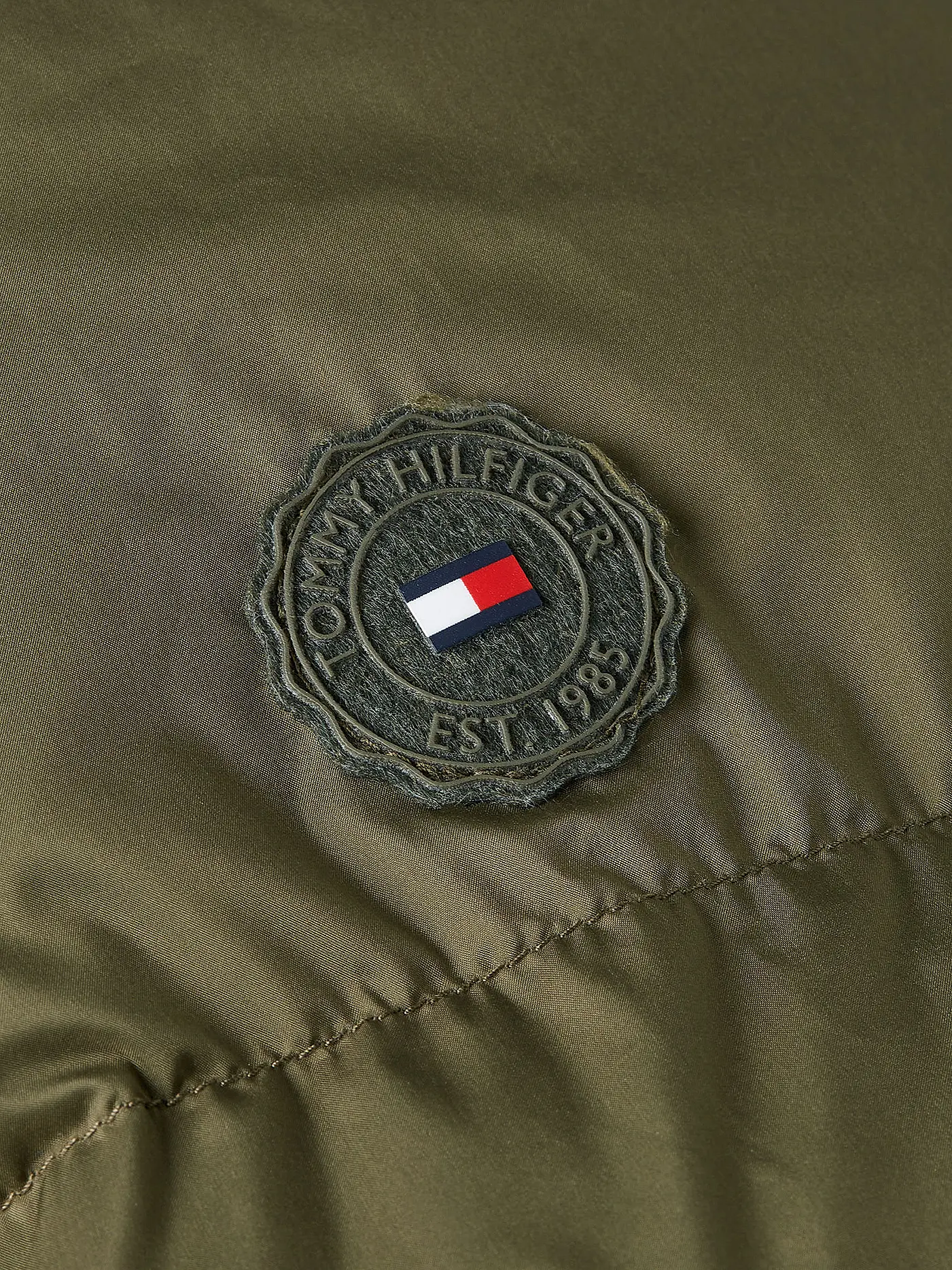 TOMMY HILFIGER | Daunensteppmantel | olive