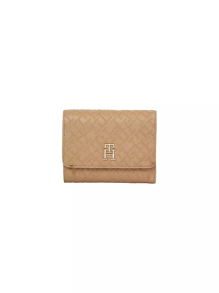 TOMMY HILFIGER | Geldbörse TH DISTINCT TRIFOLD | beige