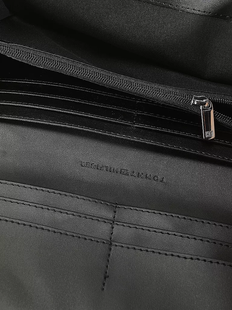 TOMMY HILFIGER | Geldbörse TH EMBLEM  | schwarz