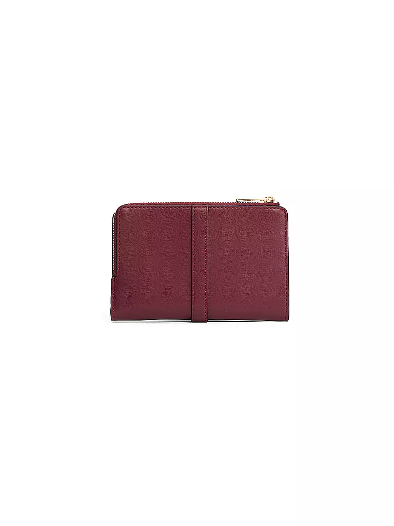TOMMY HILFIGER | Geldbörse TH LIBRE Bifold | dunkelrot