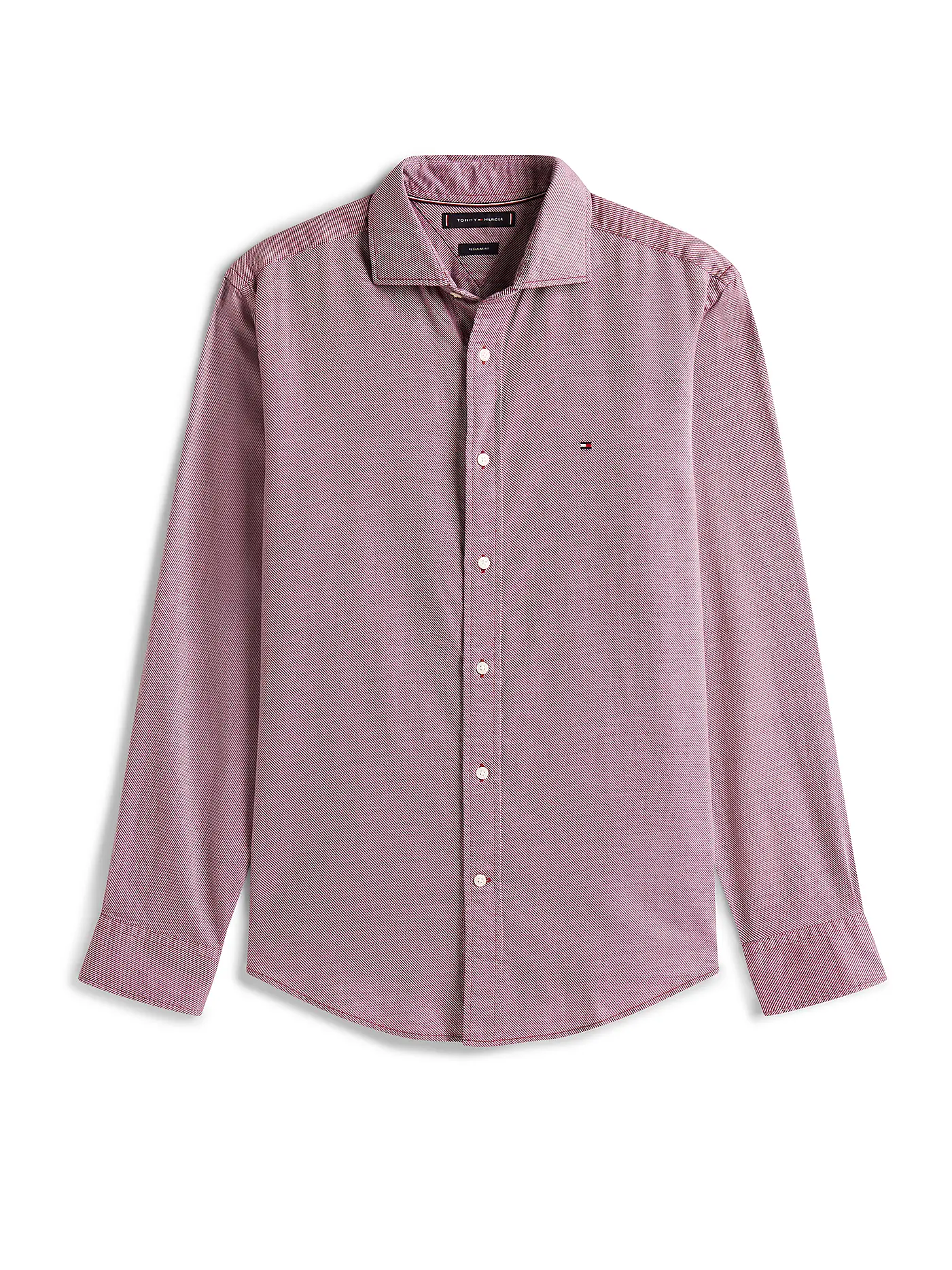 TOMMY HILFIGER | Hemd Regular Fit  | dunkelrot