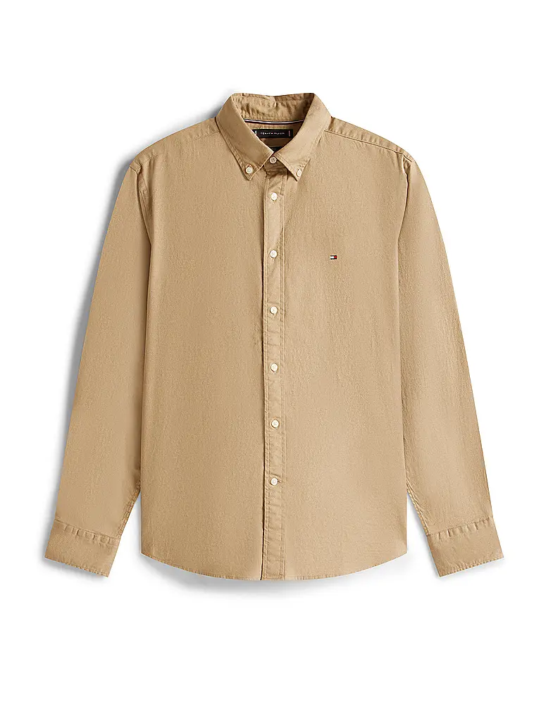 TOMMY HILFIGER | Hemd Regular Fit  | Beige