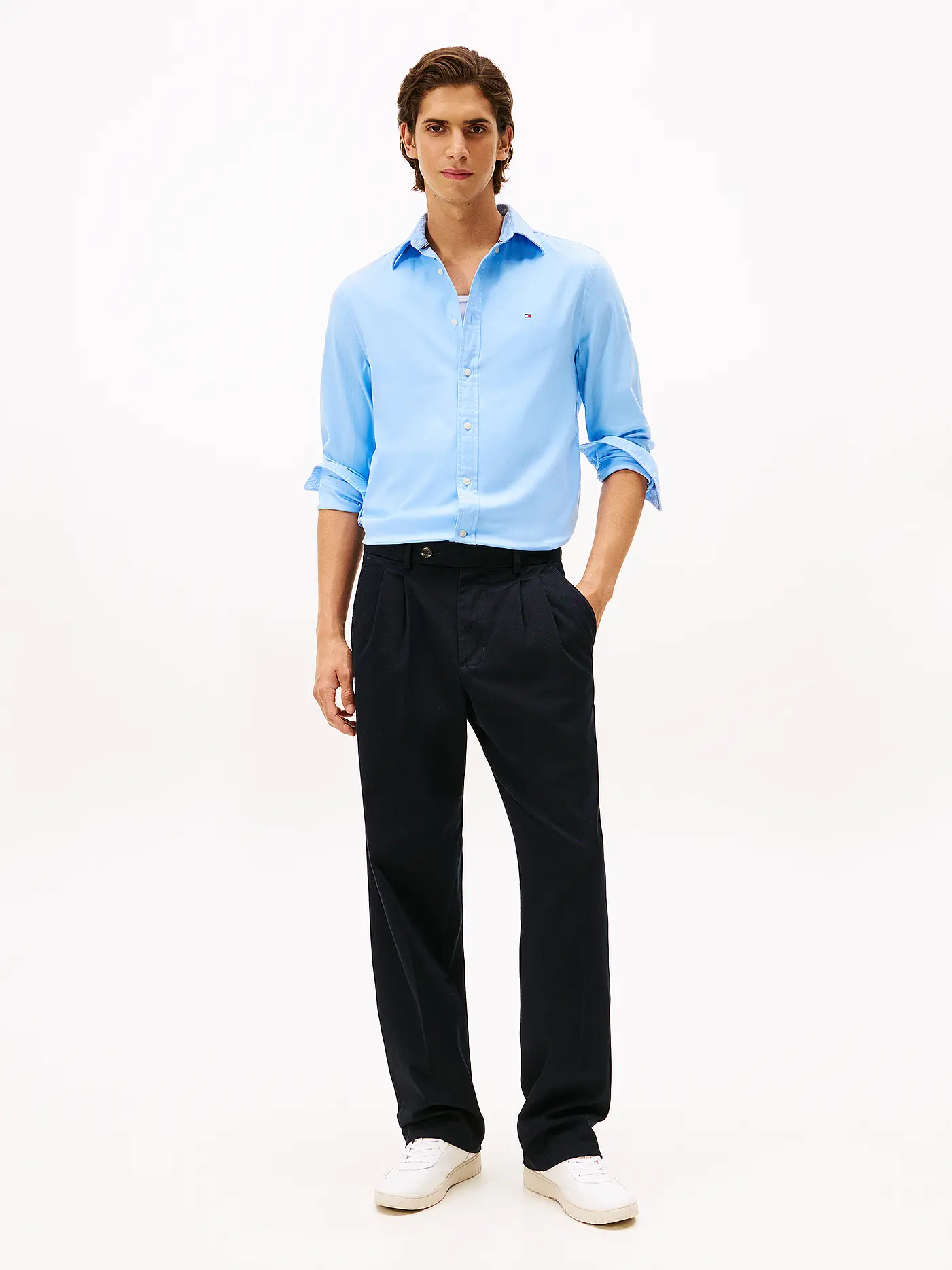 TOMMY HILFIGER | Hemd Regular Fit  | hellblau