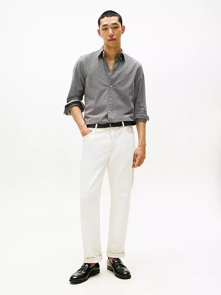 TOMMY HILFIGER | Hemd Regular Fit  | grau
