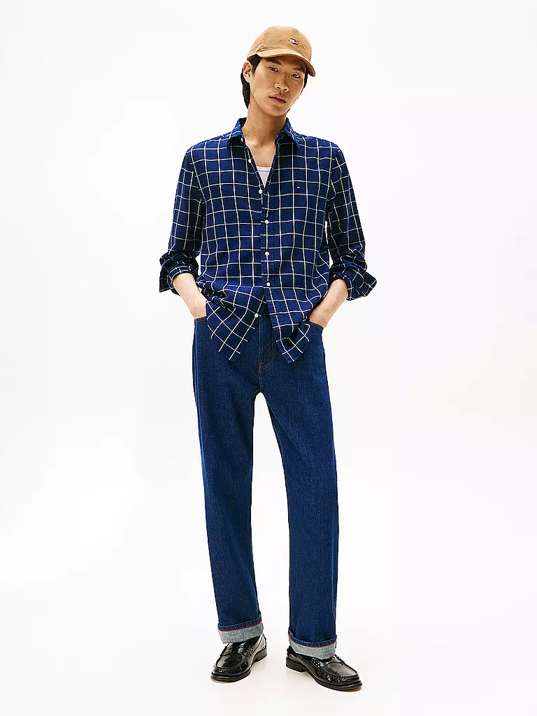 TOMMY HILFIGER | Hemd Regular Fit  | dunkelblau