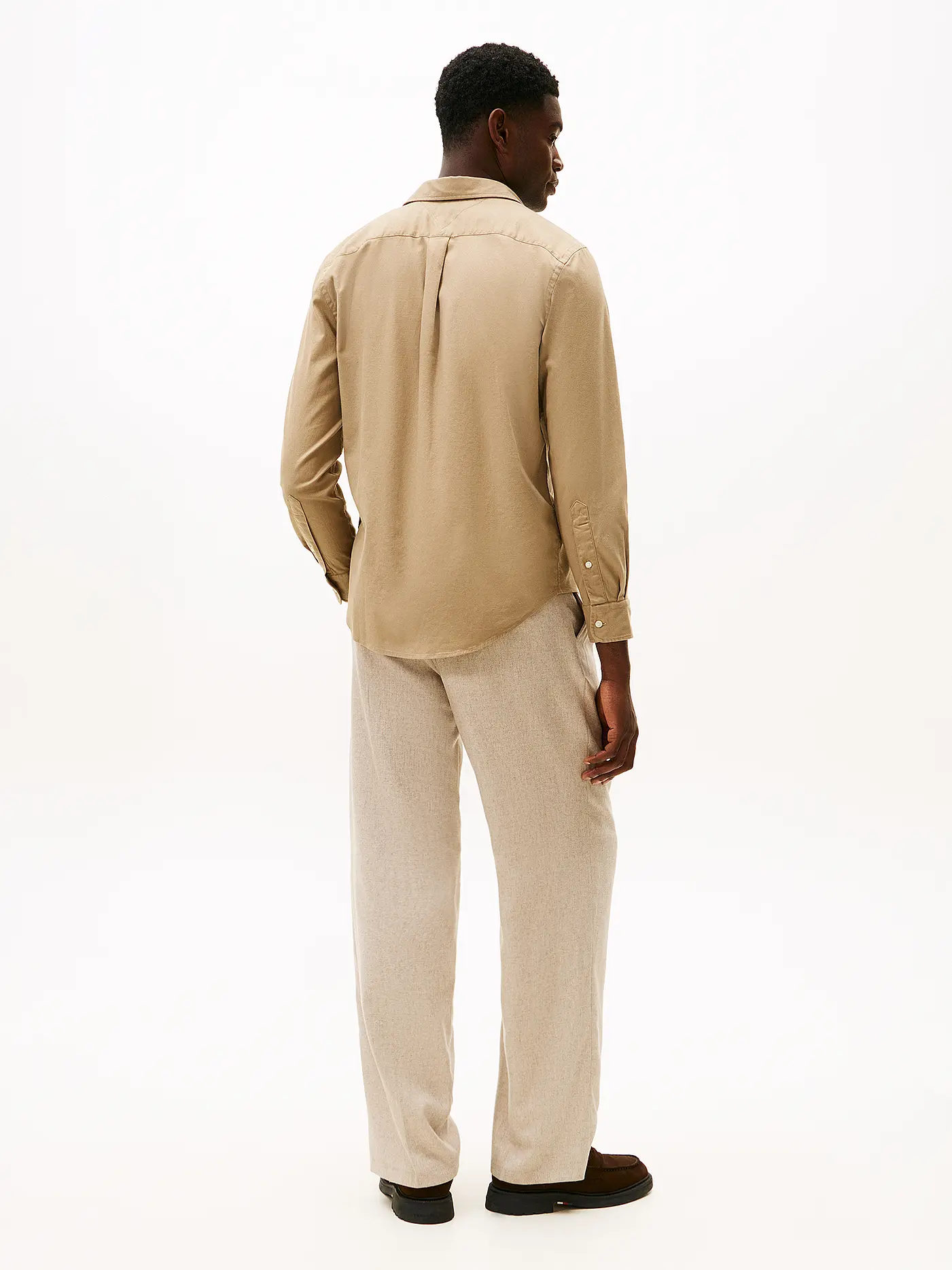 TOMMY HILFIGER | Hemd Regular Fit  | beige