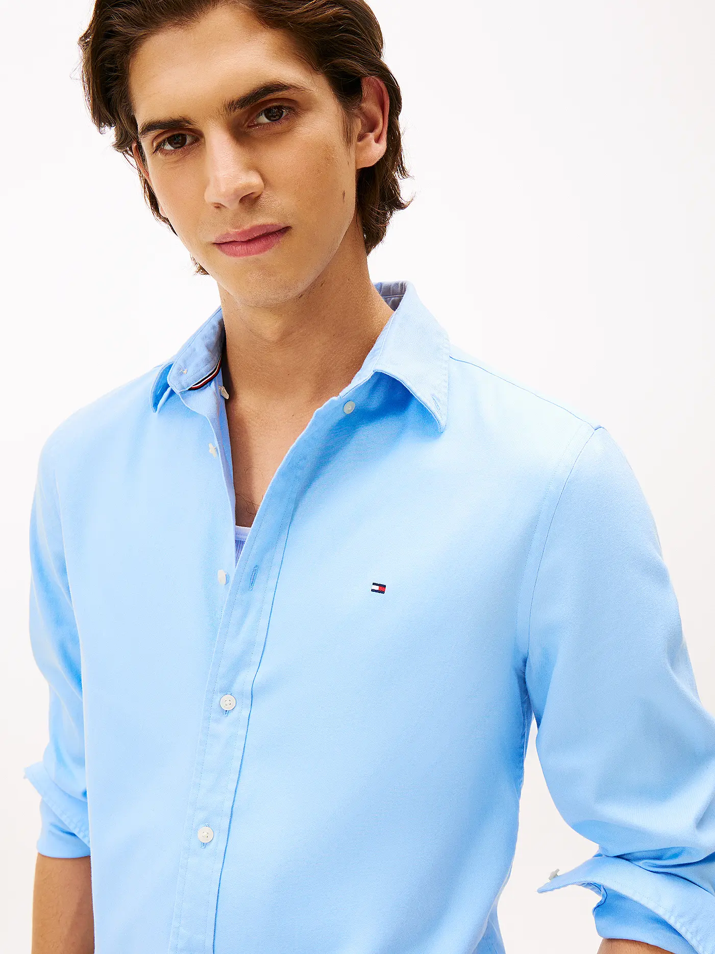 TOMMY HILFIGER | Hemd Regular Fit  | hellblau