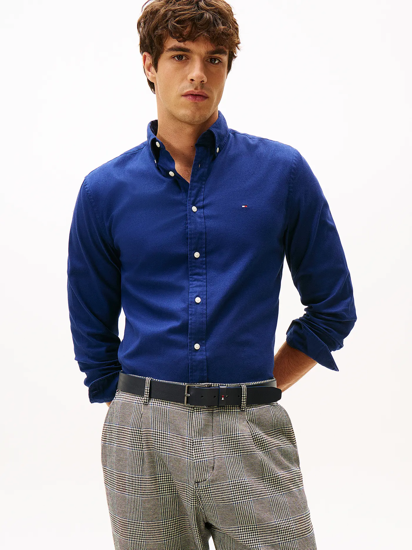TOMMY HILFIGER | Hemd Regular Fit  | blau