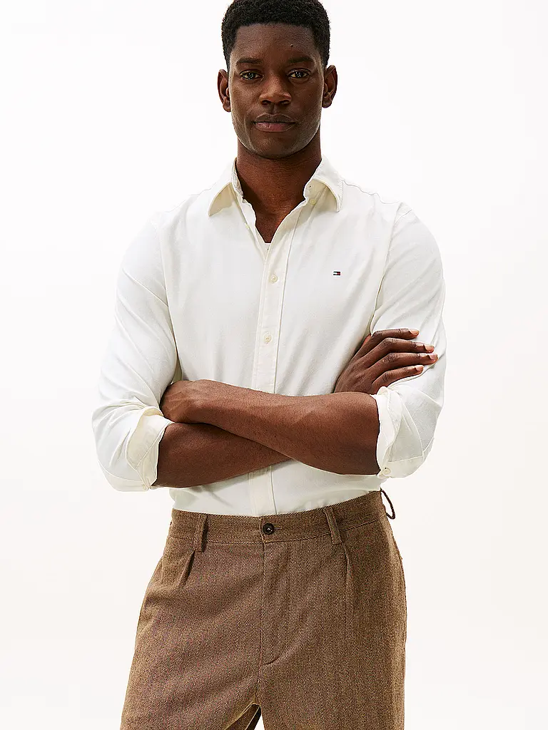 TOMMY HILFIGER | Hemd Regular Fit  | weiss