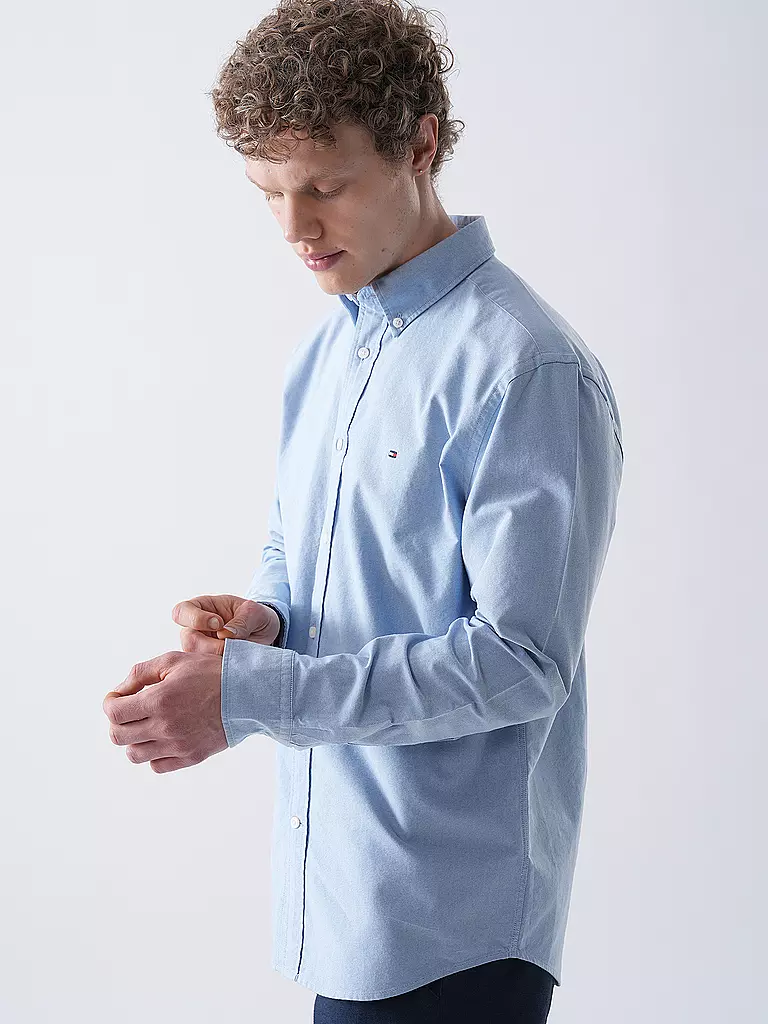 TOMMY HILFIGER | Hemd Regular Fit  | hellblau