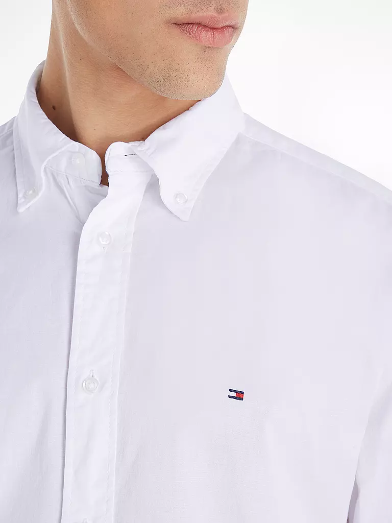 TOMMY HILFIGER | Hemd Regular Fit  | weiss