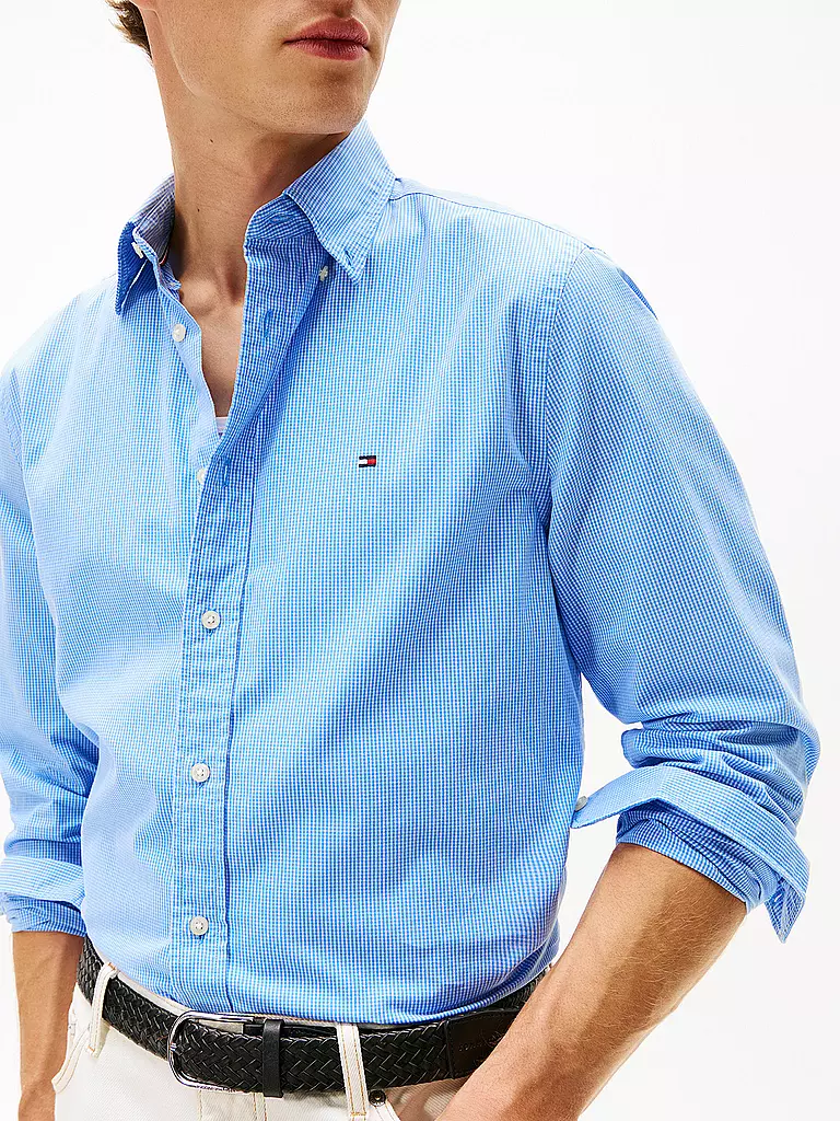 TOMMY HILFIGER | Hemd Regular Fit  | hellblau