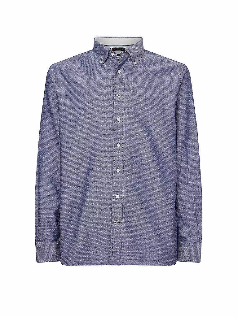 TOMMY HILFIGER | Hemd Regular Fit DOBBY | blau