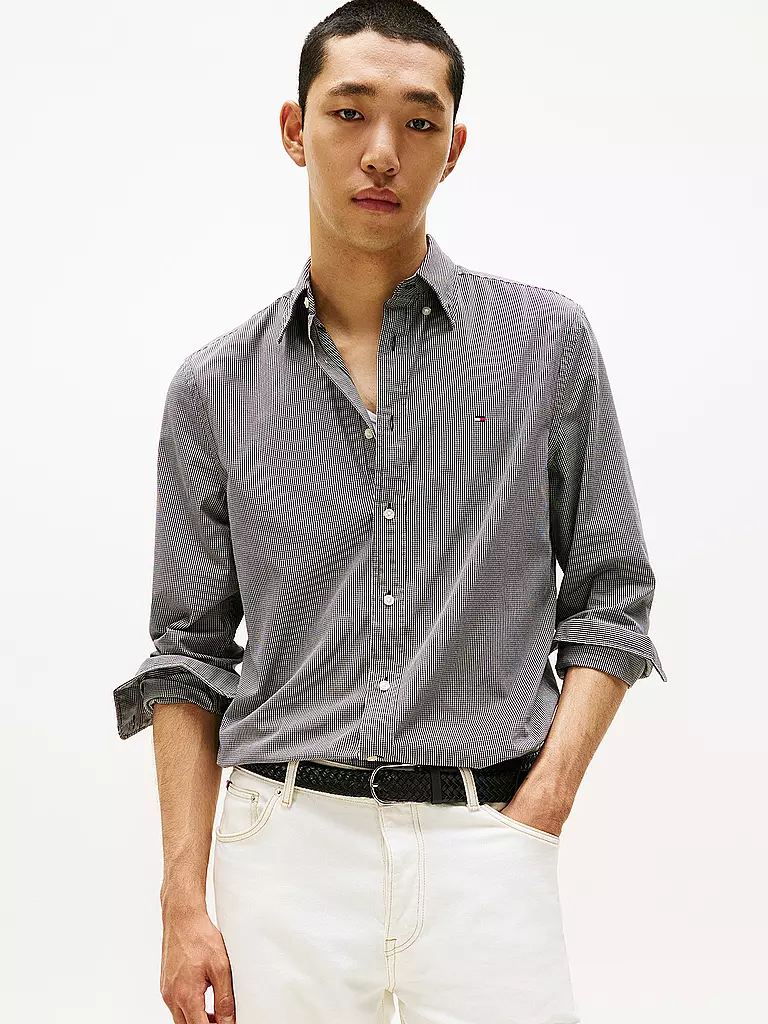 TOMMY HILFIGER | Hemd Regular Fit | hellblau