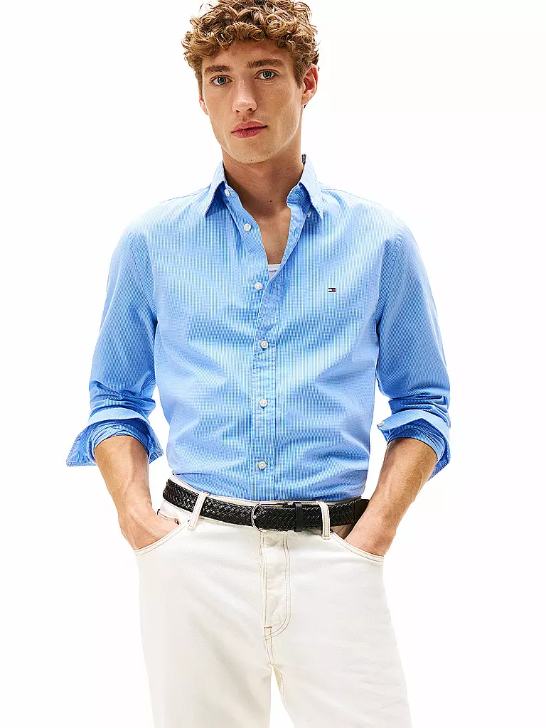 TOMMY HILFIGER | Hemd Regular Fit | grau