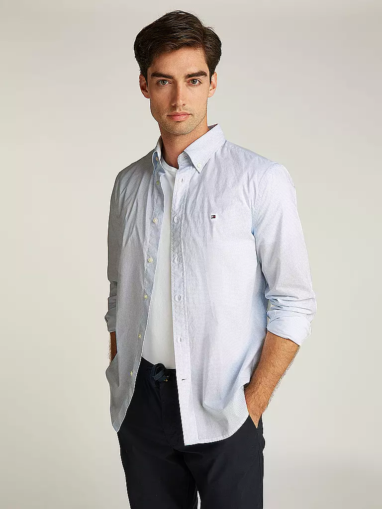 TOMMY HILFIGER | Hemd Regular Fit | weiss