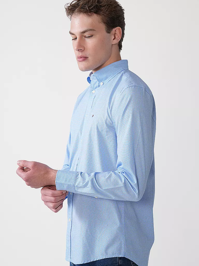 TOMMY HILFIGER | Hemd Regular Fit | hellblau