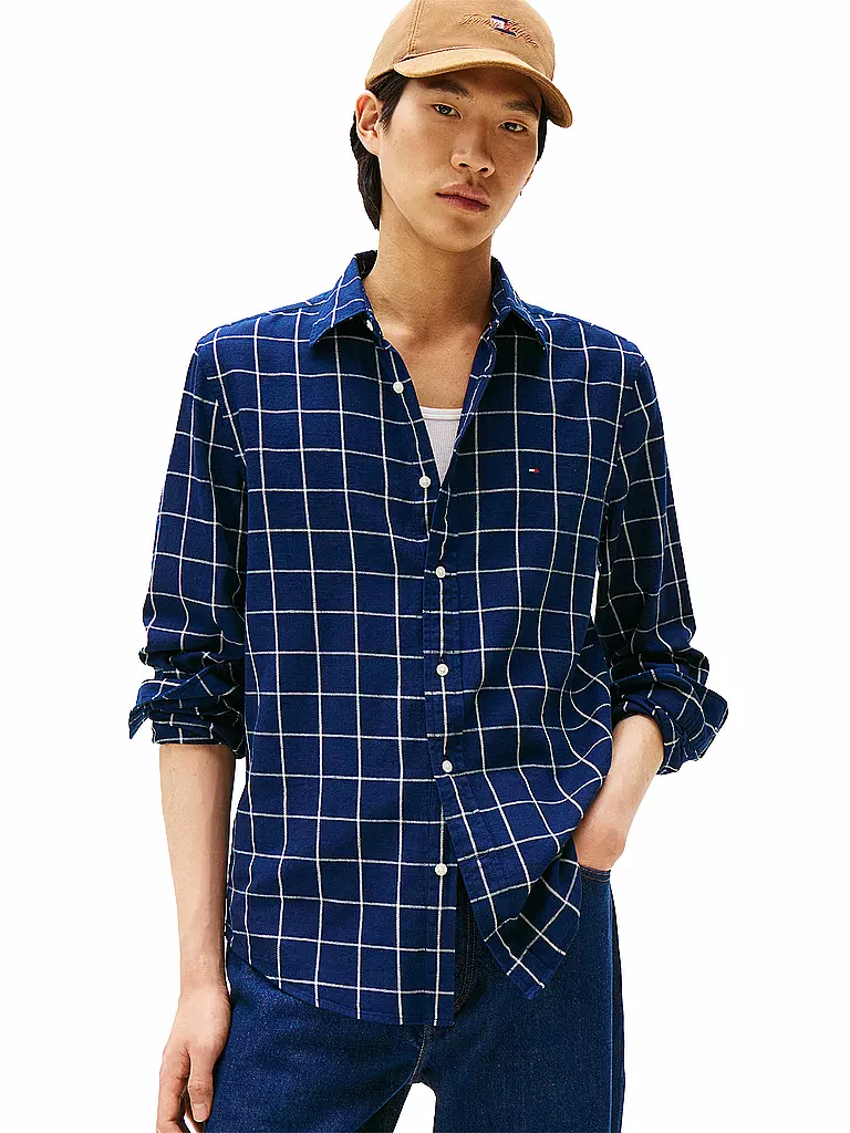 TOMMY HILFIGER | Hemd Regular Fit | dunkelblau