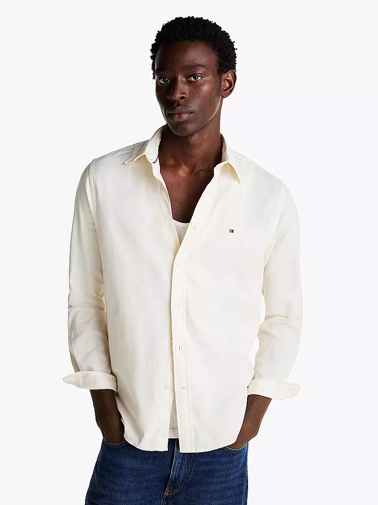 TOMMY HILFIGER | Hemd Regular Fit | creme