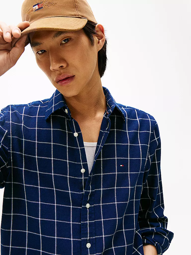 TOMMY HILFIGER | Hemd Regular Fit | dunkelblau