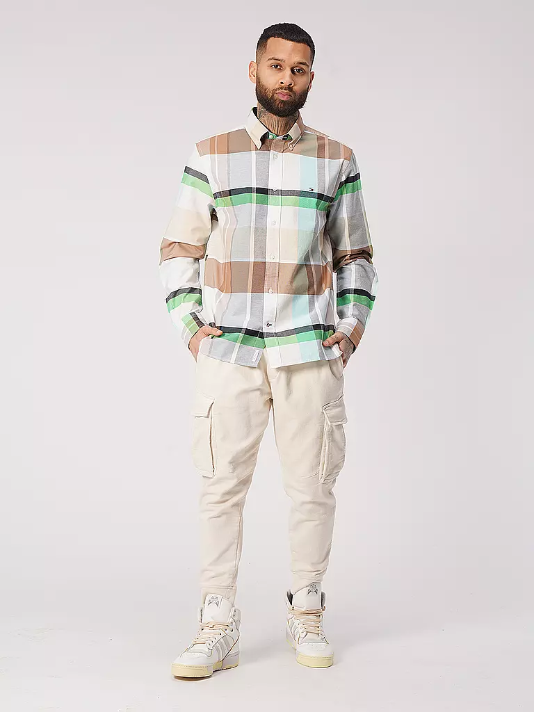 TOMMY HILFIGER | Hemd Slim Fit  | grün