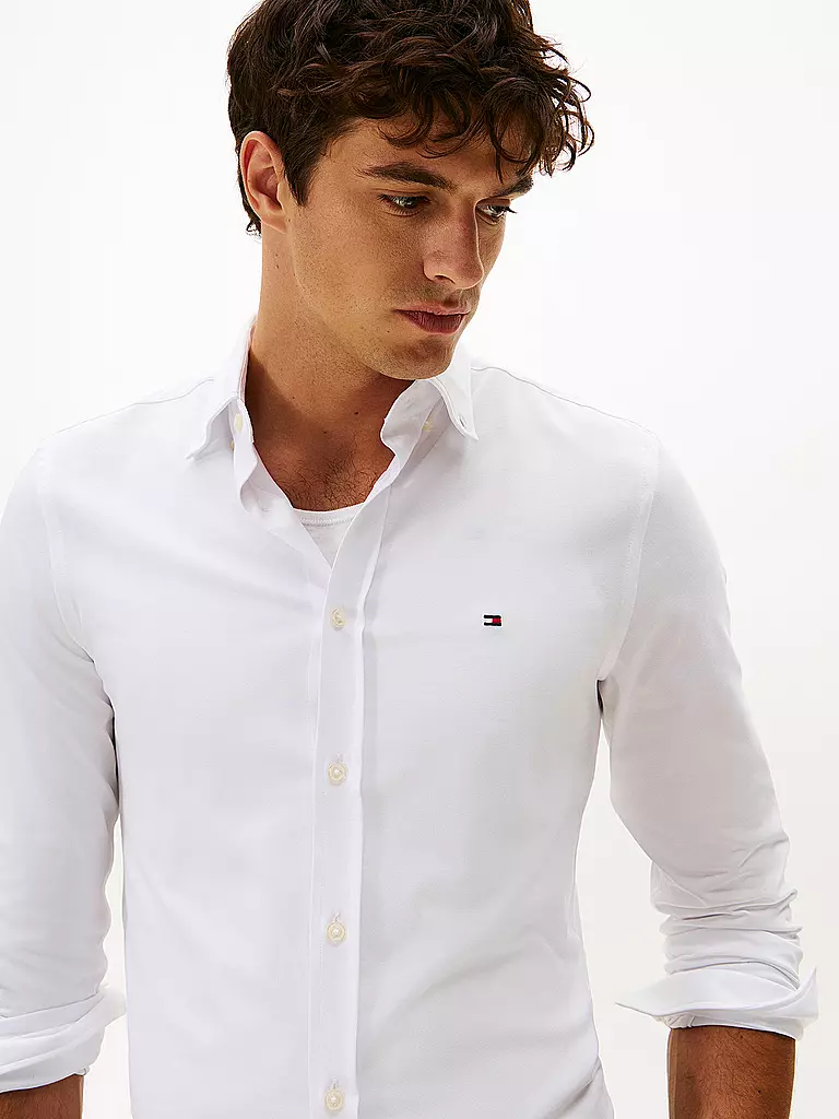 TOMMY HILFIGER | Hemd Slim Fit  | weiss