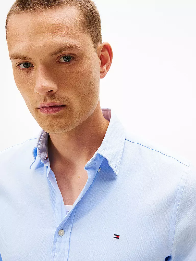 TOMMY HILFIGER | Hemd Slim Fit  | hellblau