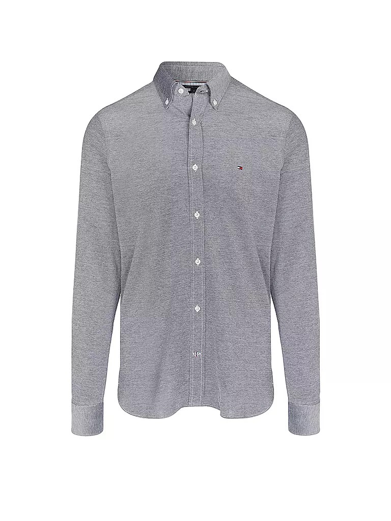 TOMMY HILFIGER | Hemd Slim Fit | hellgrau