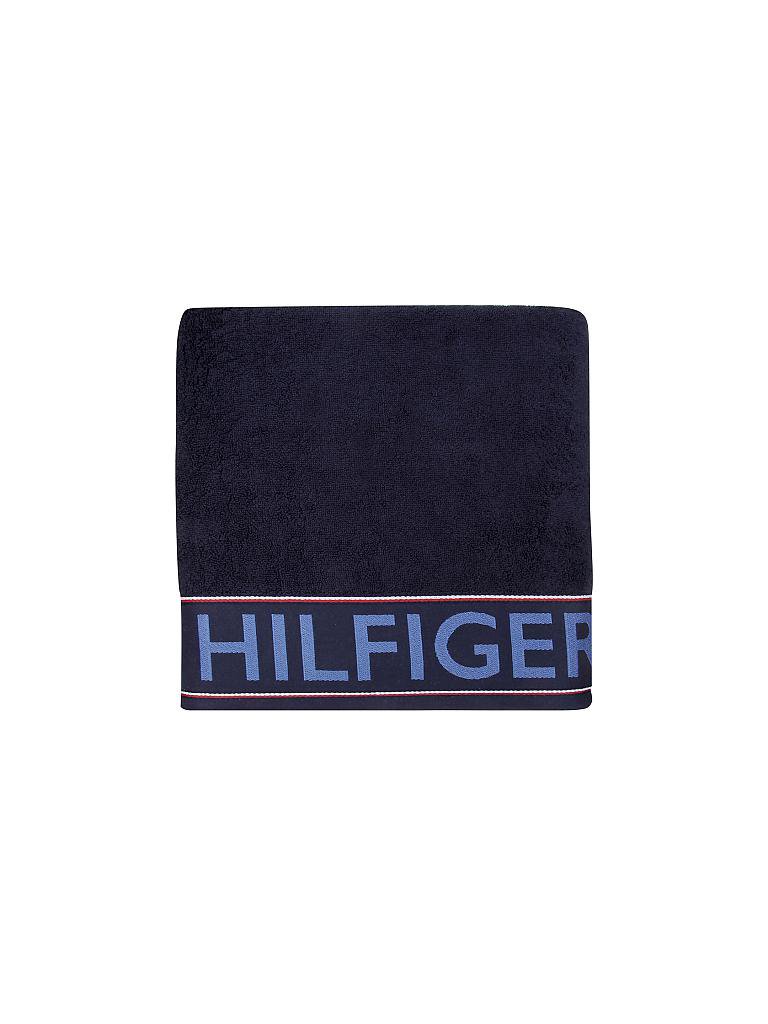 TOMMY HILFIGER | Hilfiger Iconic Frottee Duschtuch 70x130cm (Navy) | blau