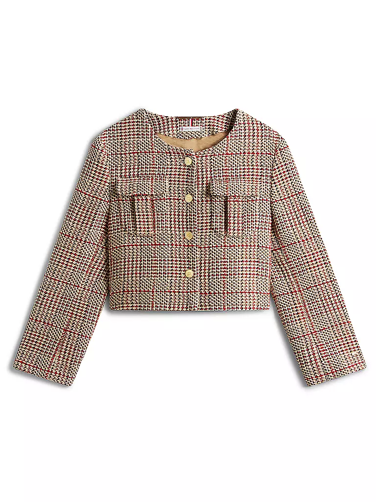 TOMMY HILFIGER | Jäckchen TWEED LADY | braun