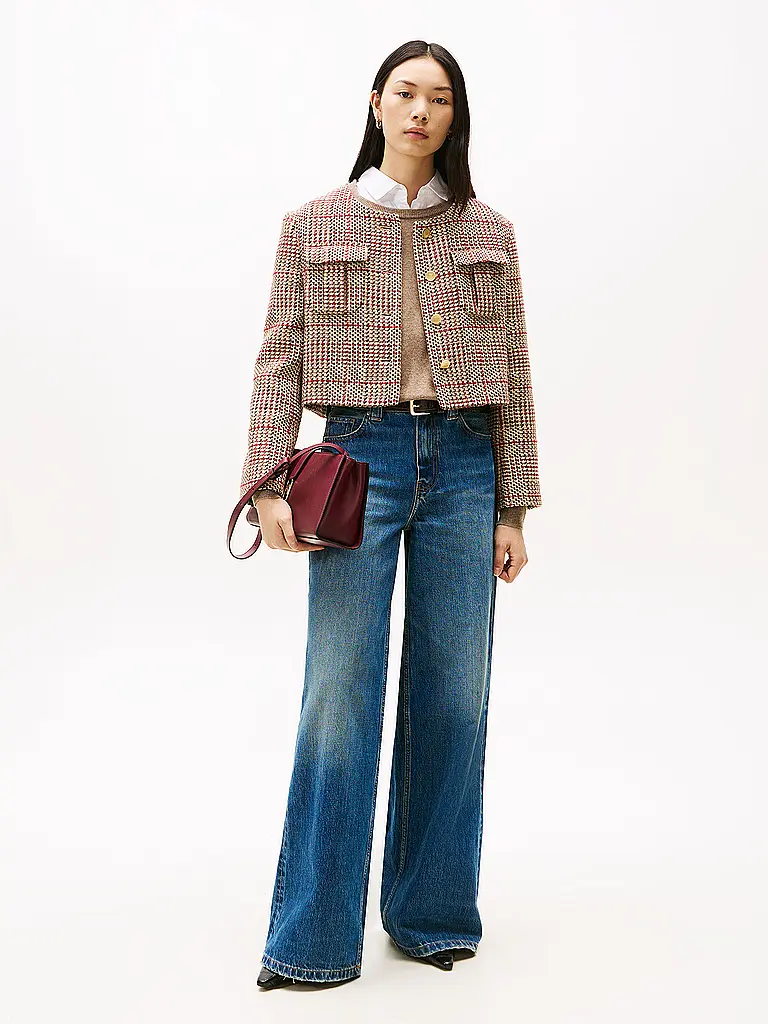TOMMY HILFIGER | Jäckchen TWEED LADY | braun